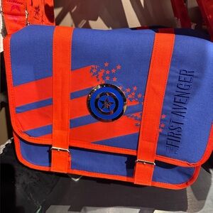 Disney Parks Marvel Captain America Bag /Messenger/book bag